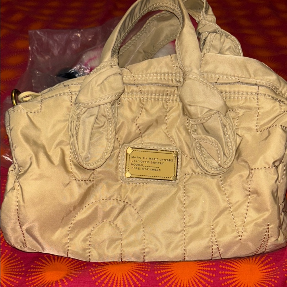 Marc By Marc Jacobs Tan Satchel softy